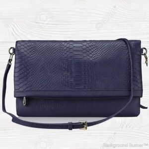 Carly Navy Convertible Clutch by GiGi New York